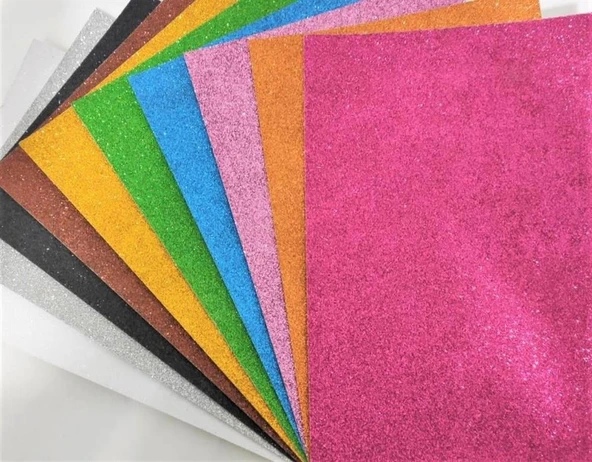 Ticon Fon Kartonu Simli 50x70 10 Lu Kırmızı 139672 ürün görseli