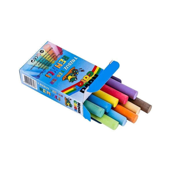 Nova Color Tozsuz Renkli Tebeşir 10Lu (NC-4111) ürün görseli