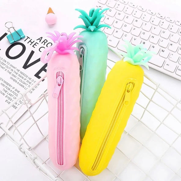 Avega Kalem Kutusu Ananas Silikon Vg-001 ürün görseli