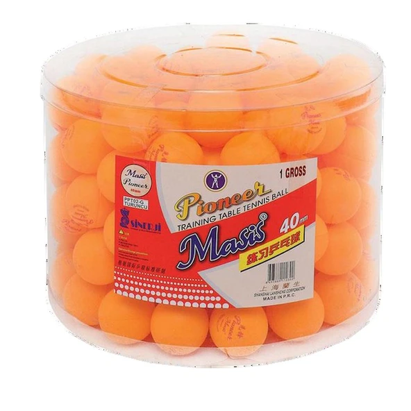 Masis Pin Pon Topu Pioneer 40 Mm Turuncu Ppt02-g ürün görseli