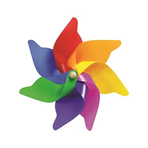 Rüzgar Gülü 25 Cm Çap 7 Kanatlı Bahçe Gurubu - Resim 2