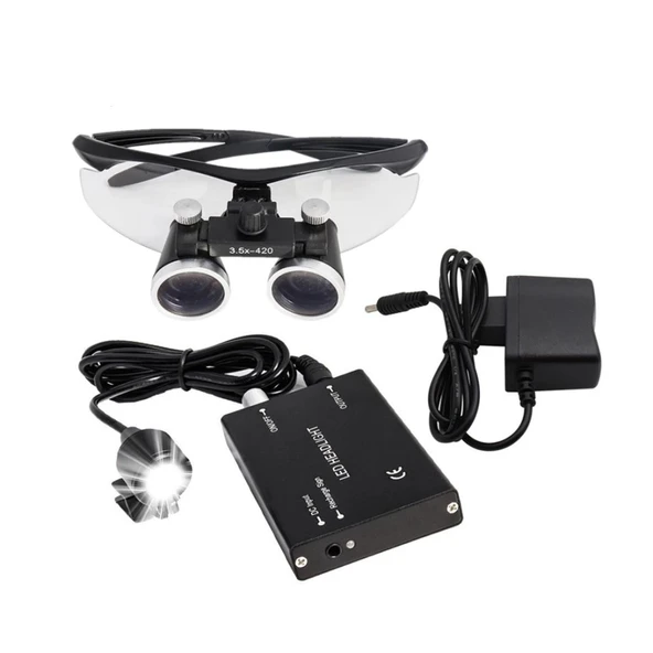 pilelistore 3.5X - 420 Mm Diş Cerrahi Gözlük Lens Büyüteç Taşıma Çantalı - 2