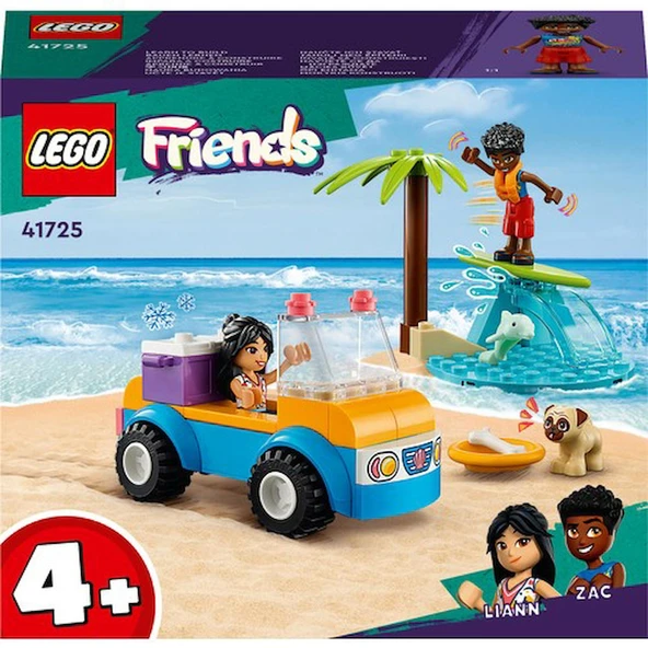 LEGO Lego®  Friends Plaj Arabası Eğlencesi 41725 - 4 Yaş ve Üzeri Çocuklar Için 2 Mini Bebek, Bir Köpek Karakteri ve Bir Plaj Arabası Içeren Yaratıcı - Resim 3