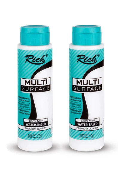 Multi Surface Beyaz 1000 cc 1400 gr Dolap Boyama Seti Mobilya Yenileme Dolap Boyası Mat Vernik - 2