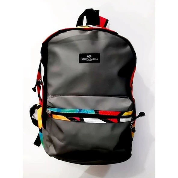 FABER CASTELL SIRT ÇANTASI ROUND GRİ ürün görseli