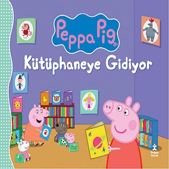 Peppa Pıg Kütüphaneye Gidiyor ürün görseli
