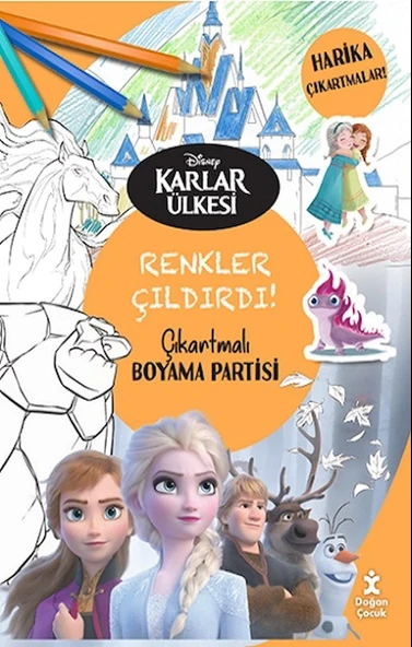 Disney Karlar Ülkesi - Renkler Çıldırdı! Çıkartmalı Boyama Partisi ürün görseli