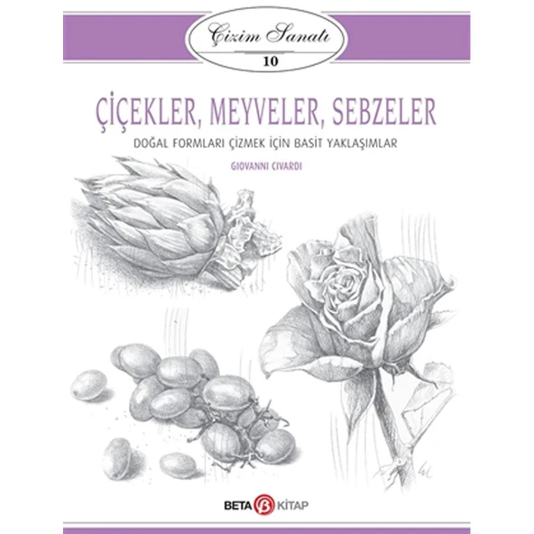 Çiçekler Meyveler Sebzeler - Çizim Sanatı 10 ürün görseli