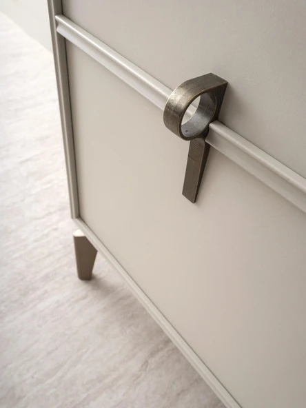 Ay Işığı Çekmeceli Dolaplı Aynasız Büfe Konsol 180x47x82cm - Resim 4