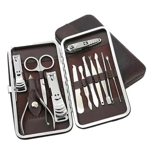 pilelistore 12 Parça Manikür Seti Çantalı