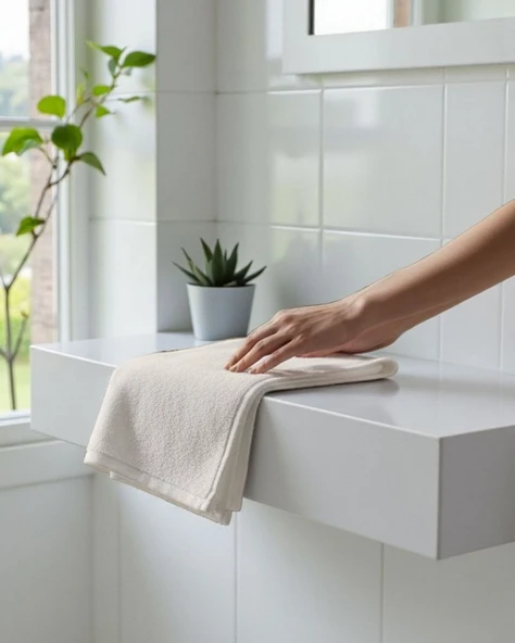 %100 Pamuk | Velune El & Yüz Havlusu | Kırık Beyaz | 50x85 | Otel Serisi - Resim 2