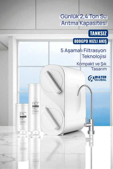 Su Arıtma Cihazı Direkt Akışlı Tanksız | 800 GPD Tanksız ürün görseli