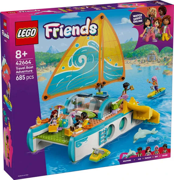 LEGO Friends Gezi Teknesi Macerası 42664 - Resim 2