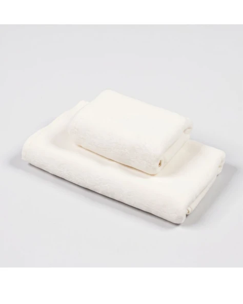 %100 Pamuk | Velune El & Yüz Havlusu | Kırık Beyaz | 50x85 | Otel Serisi - Resim 7