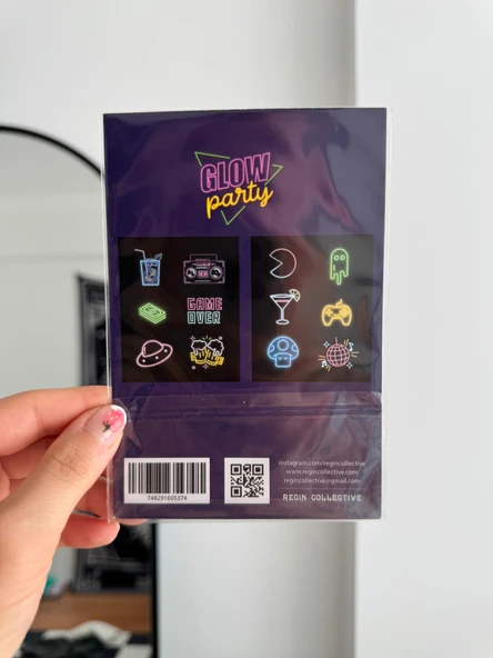 Glow Party Sheet 2li Sayfa Sticker - 3
