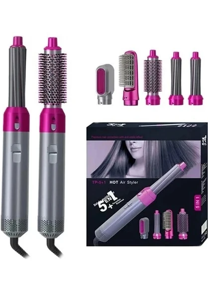 pilelistore 5'i 1 Arada Saç Kurutma Makinesi, Düzleştirici, Bukle Maşası