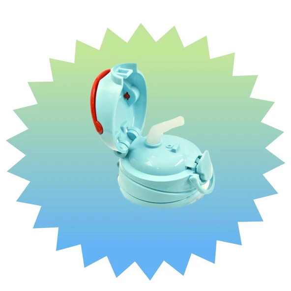 Frocx Disney Cars Lisanslı Pipetli Matara 500 Ml Turkuaz OTTO-44206 - Resim 3