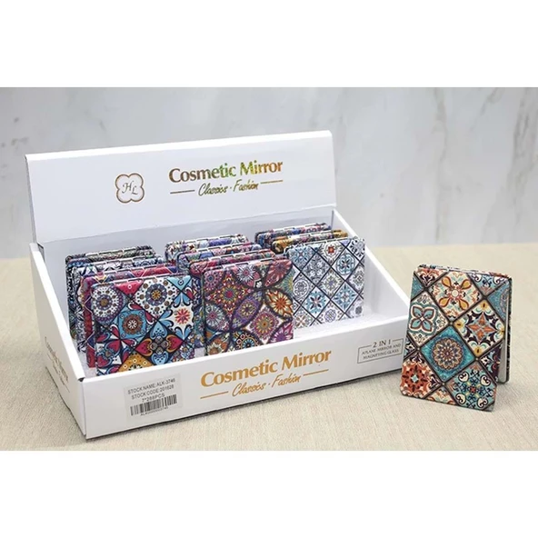 pilelistore Taşlı El Aynası Dikdörtgen İnce