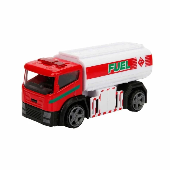 Teamsterz Şehir Araçları - Beyaz-Kırmızı Tank - Resim 2