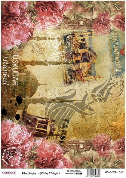 Cadence Pirinç Dekopaj Kağıdı - Model 655 ürün görseli