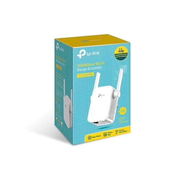 <![CDATA[TP-LINK TL-WA855RE N300 Menzil Genişletci Priz Tip Antenli]]> - Resim 3
