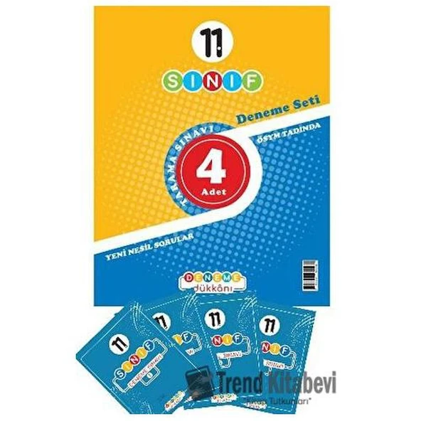 11. Sınıf 4lü Deneme Seti ürün görseli