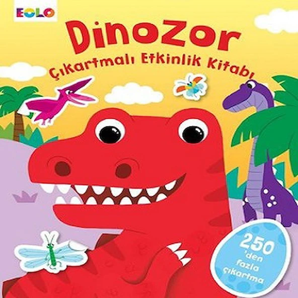 Dinozor Çıkartmalı Etkinlik Kitabı ürün görseli