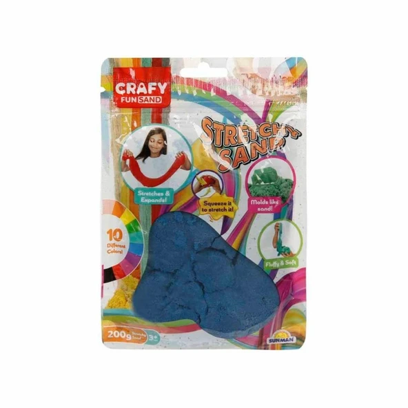 3605 Crafy Streç Oyun Kumu Koyu Mavi 200 g ürün görseli