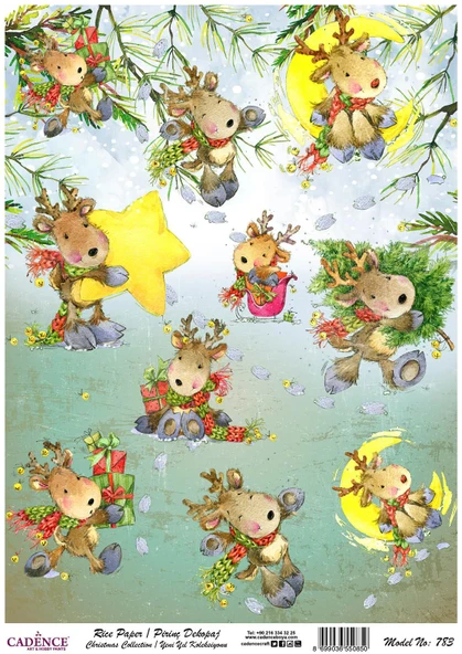 Cadence Pirinç Dekopaj Kağıdı Model - 783 ürün görseli