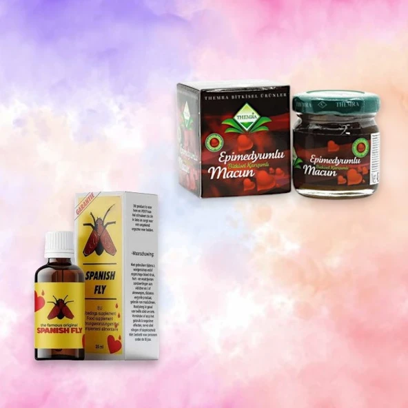 1 Kutu Spanish Fly Byan Damlasi +1 Kutu 43GR Orjinal Themra Bitkisel Macun Kadın Erkek Aşk Artırıcı ürün görseli