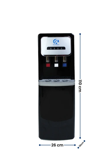 Arıtmalı Su Sebili 80 GPD RO - Sıcak, Ilık ve Soğuk Su - 3 Musluklu (Üreticiden) - Resim 5