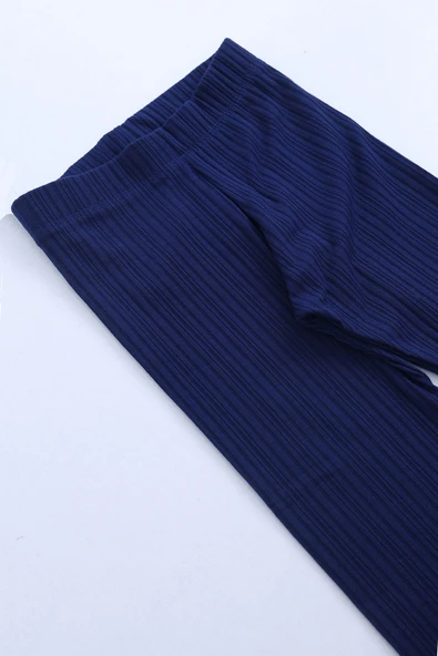 Kız Çocuk Mavi Fitilli TAYT - Resim 2