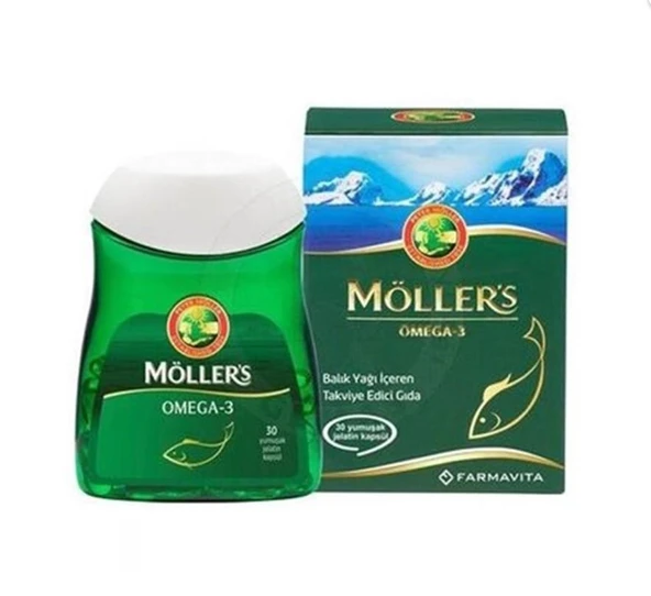 Möller's Omega-3 Takviye Edici Gıda 30 Yumuşak Kapsül ürün görseli 1