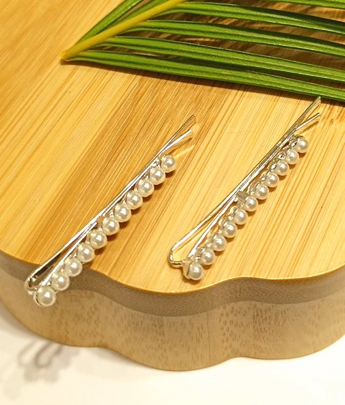 Monalisa Home Metal İncili Figürlü  6cm çengel Toka ürün görseli