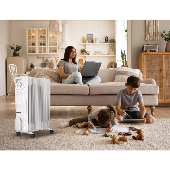 Süsler SR-5713 2500 W 13 Dilim Yağlı Radyatör - Resim 3