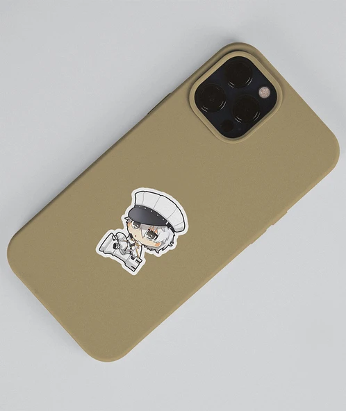 BlueLock-Nagi Seishiro-parlak kağıt -2li sticker set-telefon süsleme Blue Lock etiket - 3