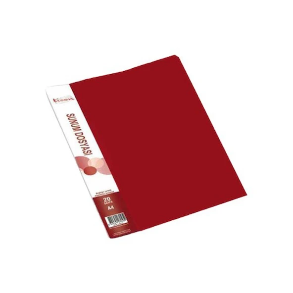 Ticon Sunum Dosya 40 lı Kırmızı ürün görseli