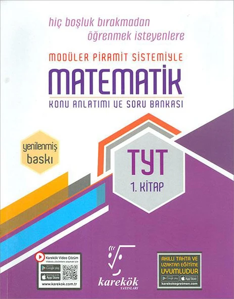 Karekök Yayınları TYT Matematik MPS Konu Anlatımı Soru Bankası 1. Kitap ürün görseli