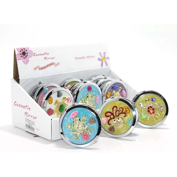 pilelistore Kabartmalı Desenli El Aynası - Resim 2