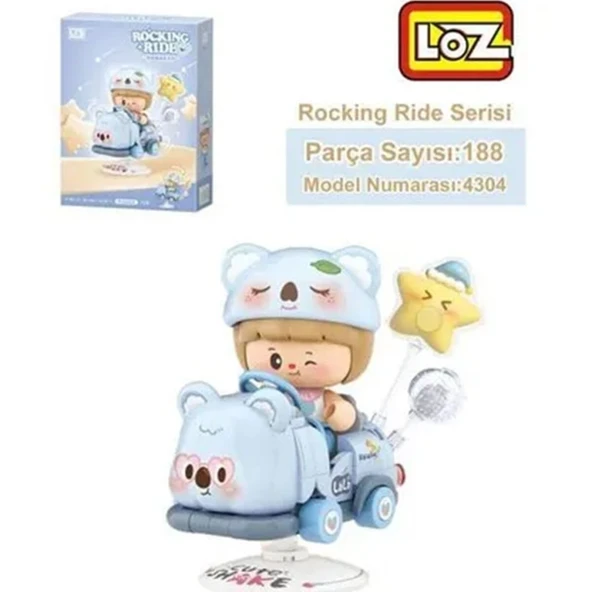 LZ-4304 NessiWorld KOALA SALLANMA SÜRÜŞÜ 188 PARÇA BLOCK OYUNCAK ürün görseli
