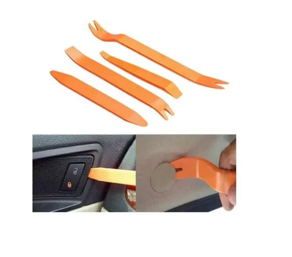 OTO MOTTO Oto Teyp Sökme Döşeme Trim Sökme Kapı Döşeme Trim Sökme Aparatı 4'lü Set - Resim 5