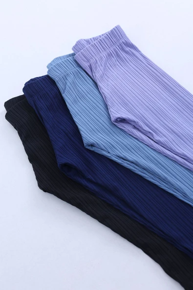 Kız Çocuk Mavi Fitilli TAYT - Resim 3