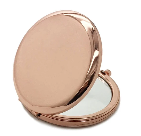 pilelistore Promosyon Cep Aynası Rose Renk