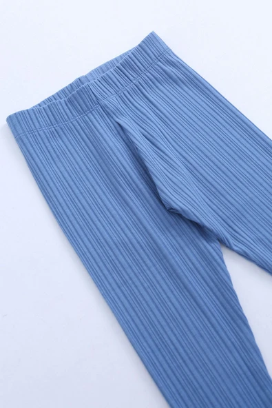 Kız Çocuk Mavi Fitilli TAYT - Resim 2