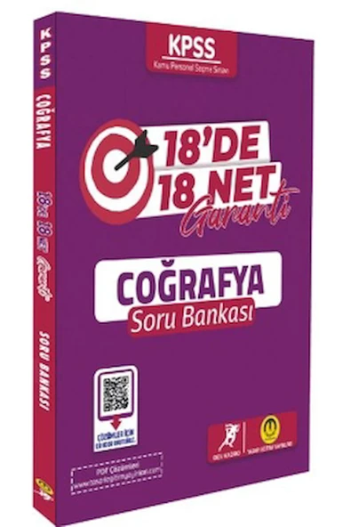 2024 KPSS Coğrafya 18 De 18 Net Soru Bankası / Kolektif / Tasarı Yayıncılık / 9786259897653 ürün görseli