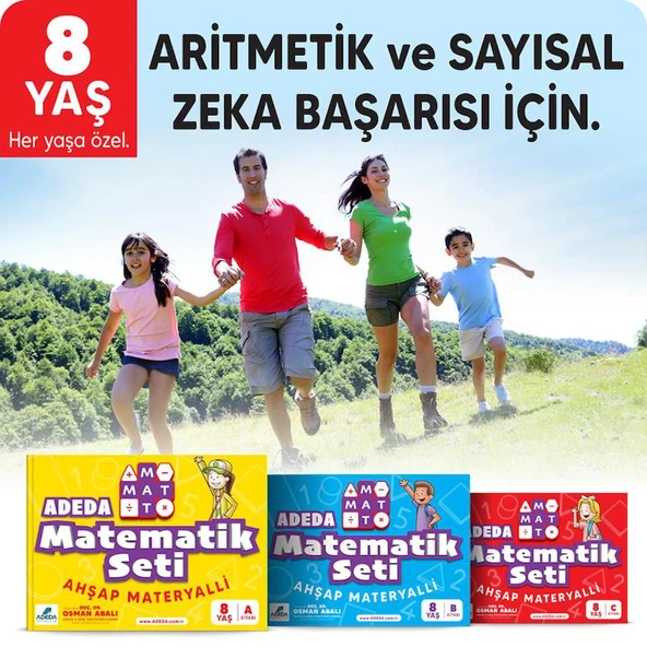 Adeda Mat Mat Matematik Seti 8 Yaş - Resim 3