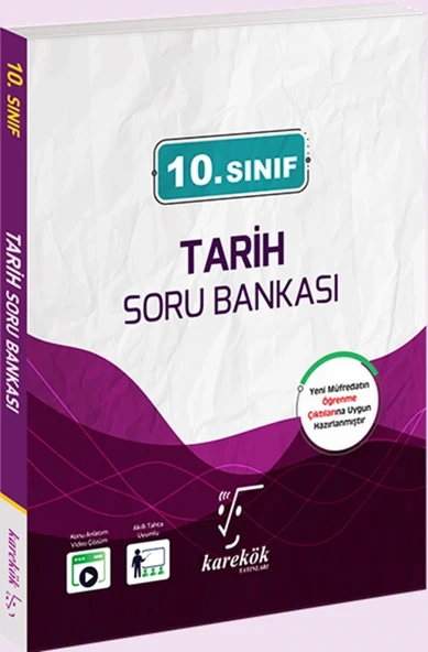10.Sınıf Tarih Soru Bankası - Karekök Yayınları ürün görseli