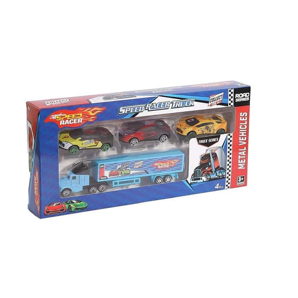 TOY-40 Tır Seti 3'lü Metal Araba -Toysan ürün görseli