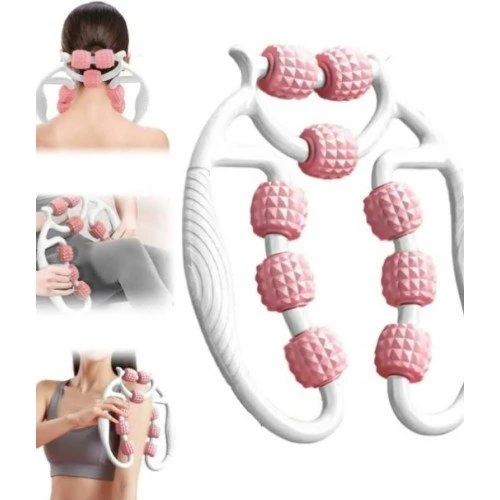 Periboia Selülit Masaj Aleti 9 Tekerlekli Lenf Drenaj Rulosu - 2