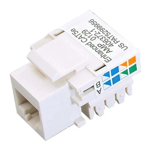 Rj 45 Keystone Jack Şase Cat5e-8p8c